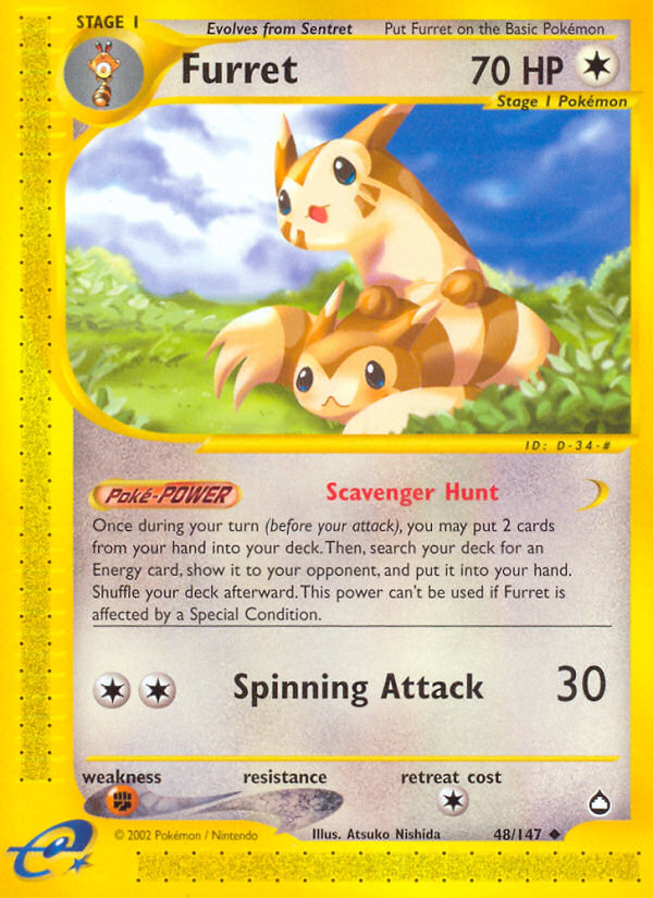Furret — Aquapolis #048 / 147