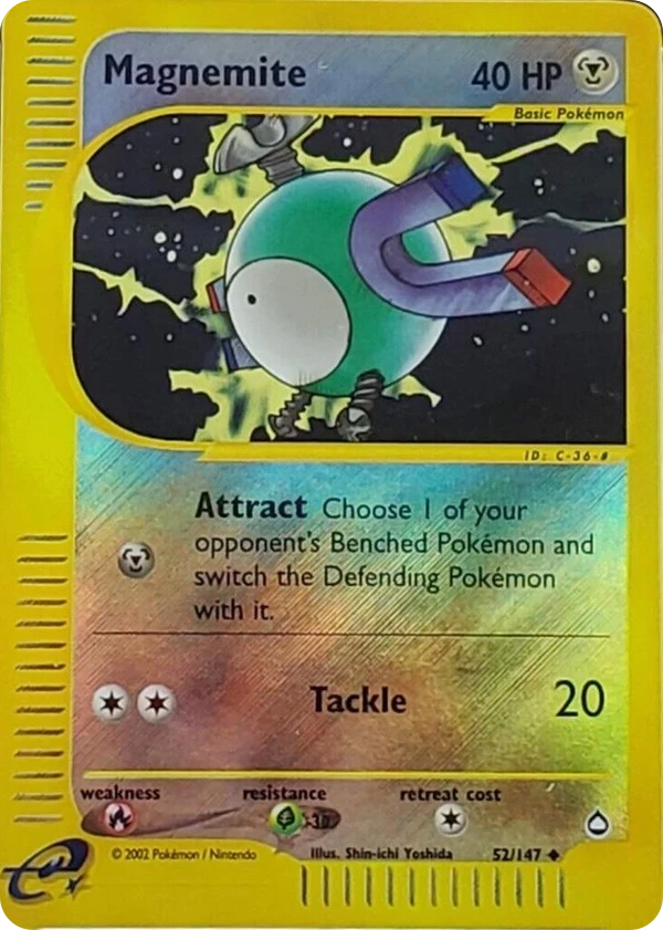 Magnemite — Aquapolis #052 / 147