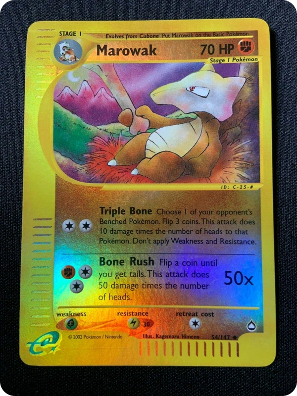 Marowak — Aquapolis #054 / 147