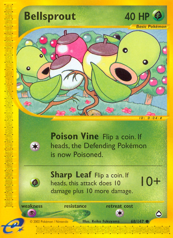 Bellsprout — Aquapolis #068 / 147