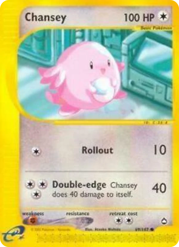 Chansey — Aquapolis #069 / 147
