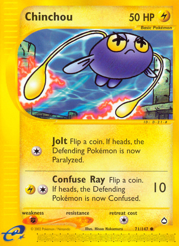 Chinchou — Aquapolis #071 / 147