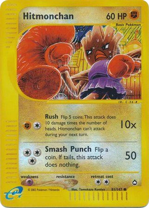 Hitmonchan — Aquapolis #081 / 147