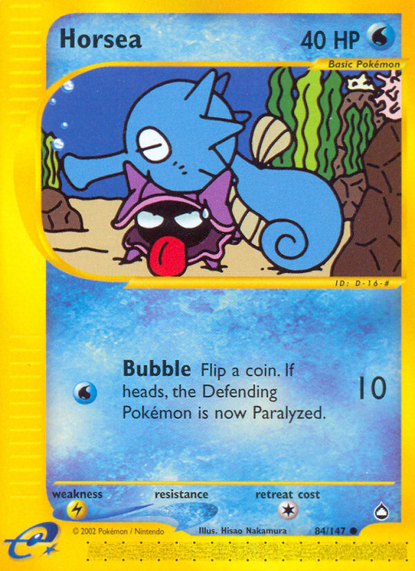 Horsea — Aquapolis #084 / 147