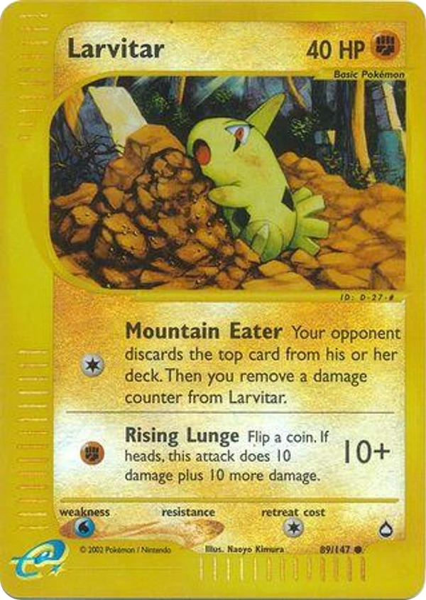 Larvitar — Aquapolis #089 / 147