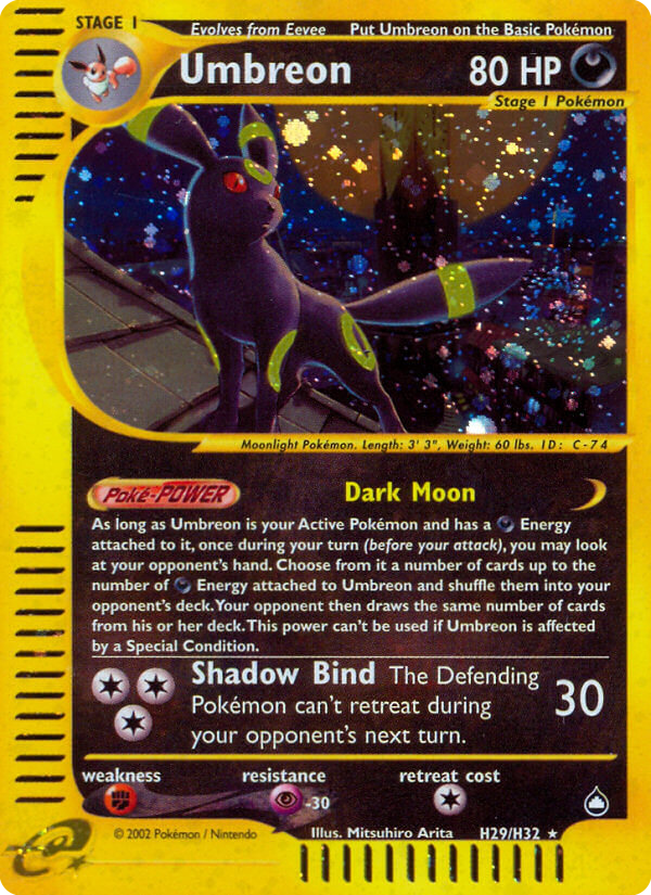 Umbreon — Aquapolis #029 / 147