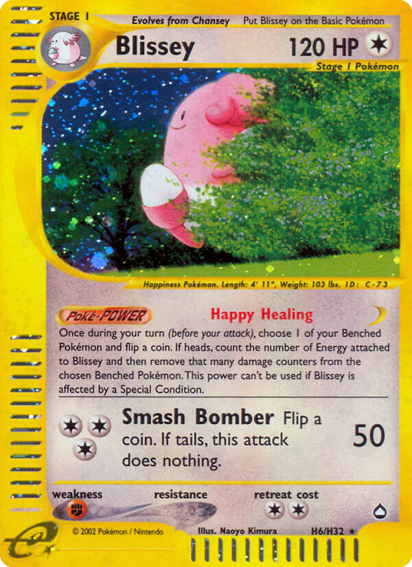 Blissey — Aquapolis #006 / 147