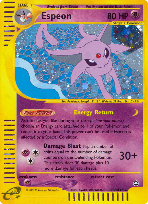 Espeon — Aquapolis #009 / 147
