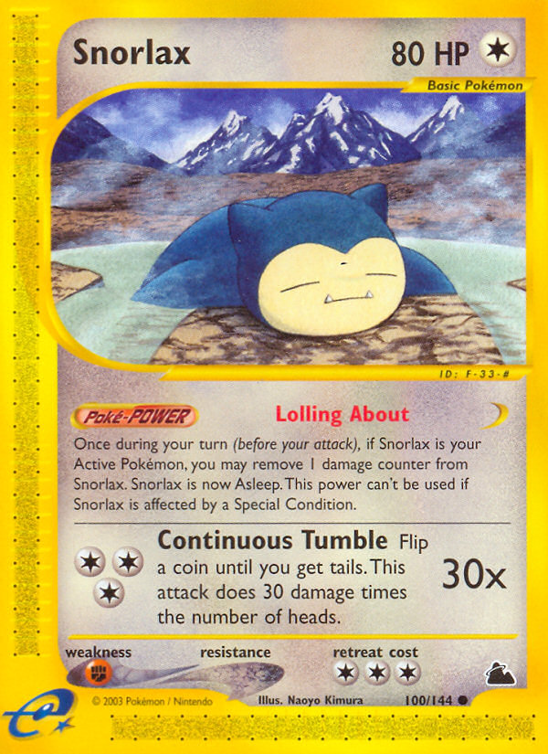 Snorlax — Skyridge #100 / 144