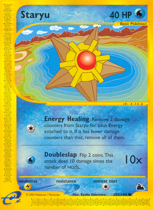 Staryu — Skyridge #103 / 144