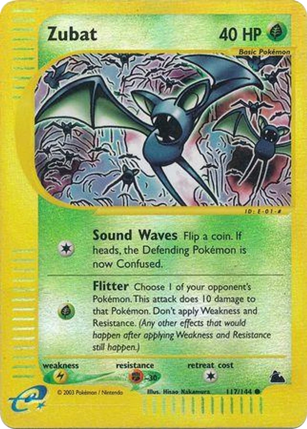 Zubat — Skyridge #117 / 144