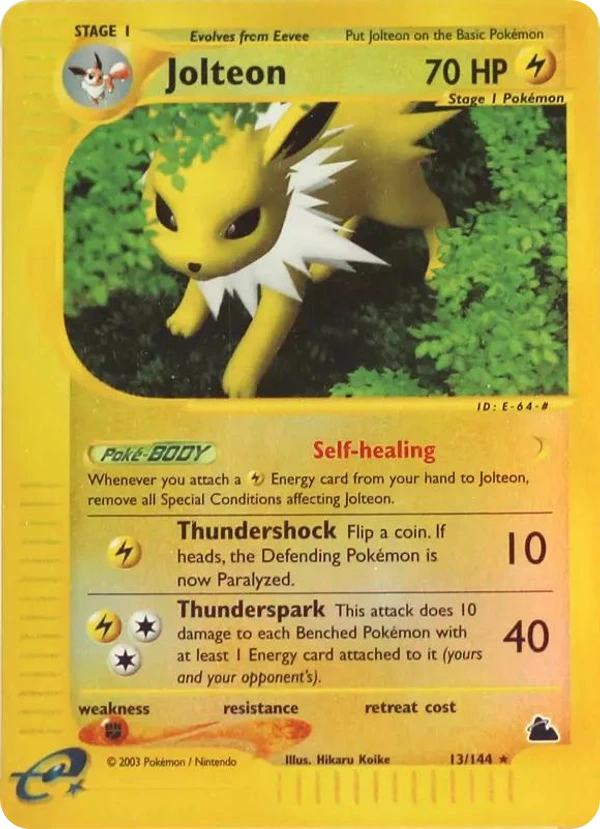 Jolteon — Skyridge #013 / 144