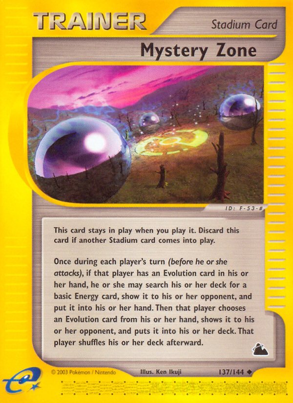 Mystery Zone — Skyridge #137 / 144