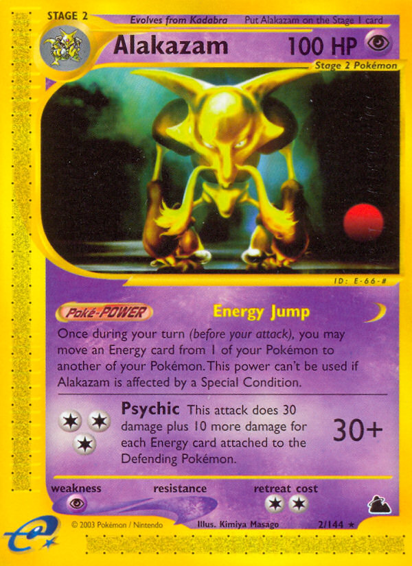 Alakazam — Skyridge #002 / 144