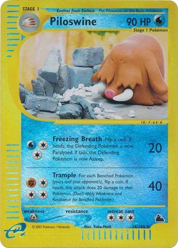 Piloswine — Skyridge #024 / 144