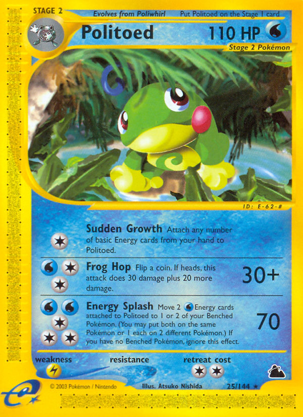 Politoed — Skyridge #025 / 144