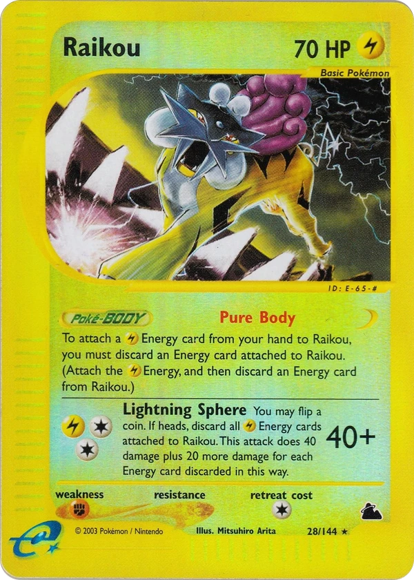Raikou — Skyridge #028 / 144