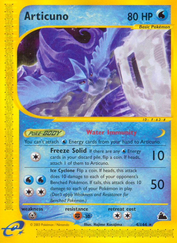 Articuno — Skyridge #004 / 144