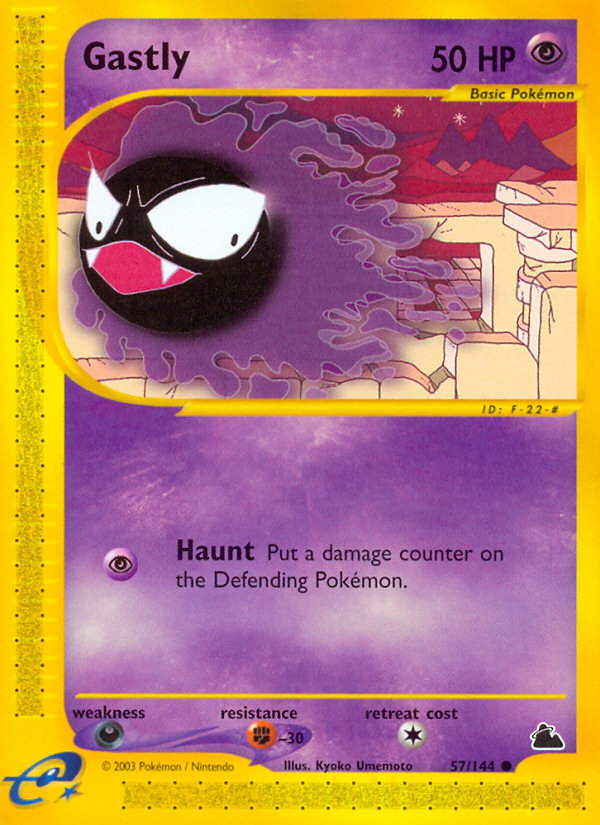 Gastly — Skyridge #057 / 144