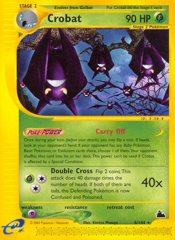 Crobat — Skyridge #006 / 144