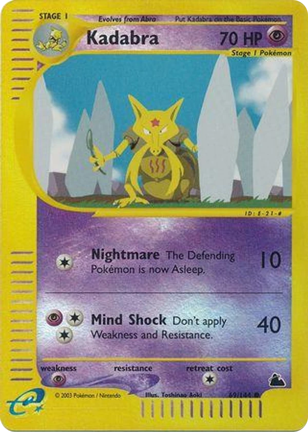 Kadabra — Skyridge #069 / 144
