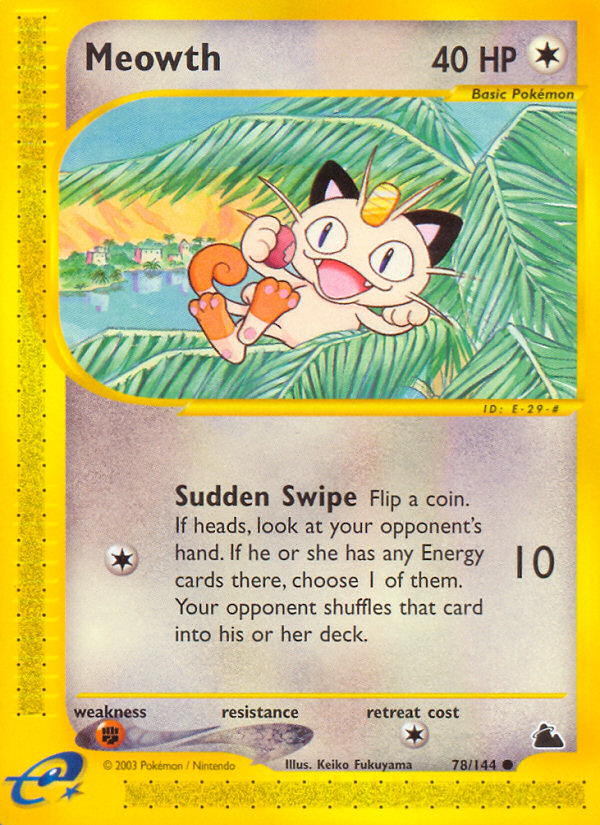 Meowth — Skyridge #078 / 144