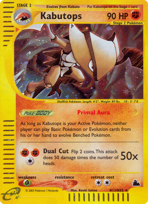 Kabutops — Skyridge #013 / 144
