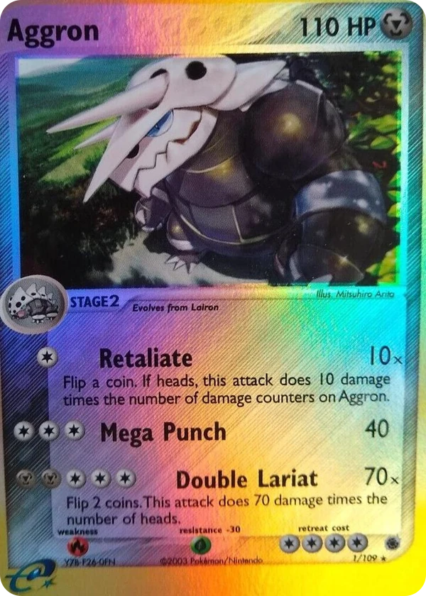 Aggron — Ruby & Sapphire #001 / 109