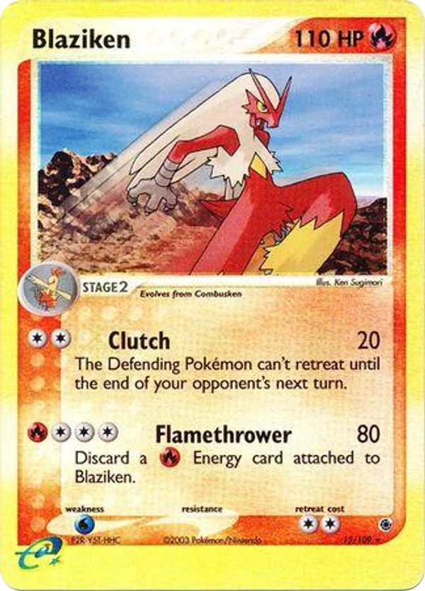Blaziken — Ruby & Sapphire #015 / 109