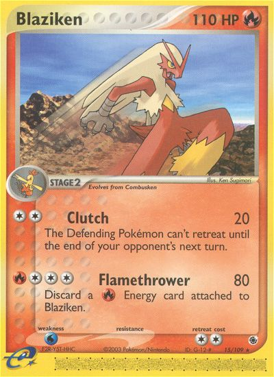 Blaziken — Ruby & Sapphire #015 / 109
