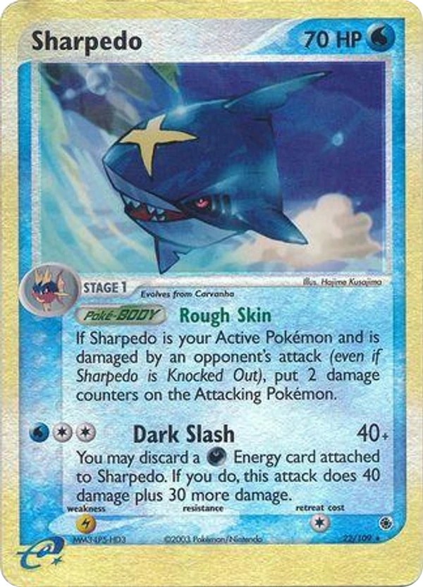 Sharpedo — Ruby & Sapphire #022 / 109