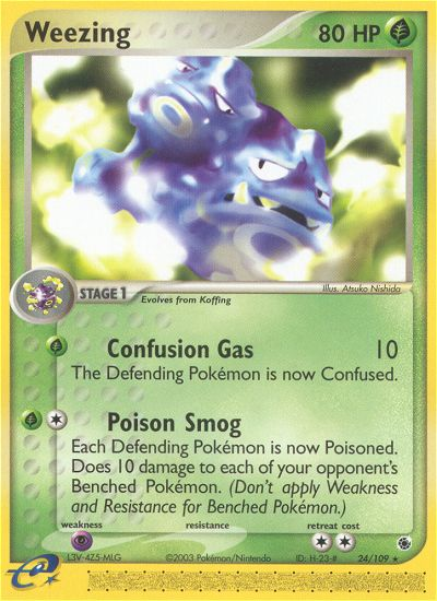Weezing — Ruby & Sapphire #024 / 109