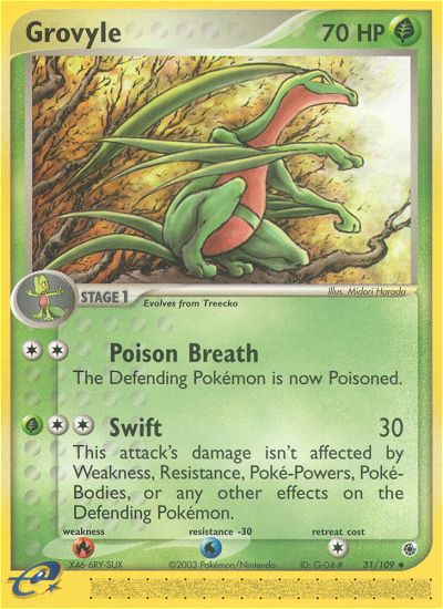 Grovyle — Ruby & Sapphire #031 / 109