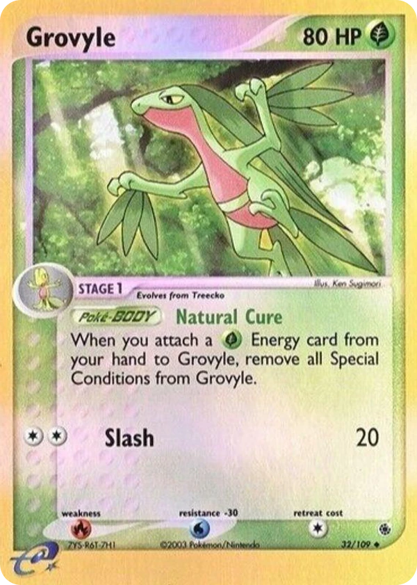 Grovyle — Ruby & Sapphire #032 / 109