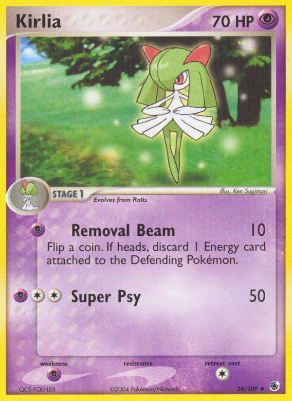 Kirlia — Ruby & Sapphire #034 / 109