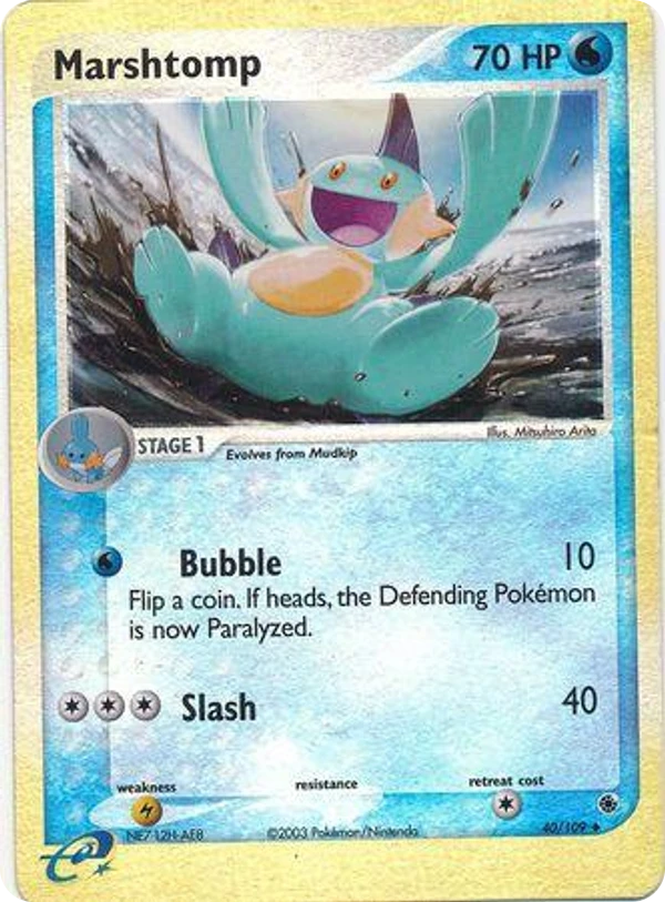 Marshtomp — Ruby & Sapphire #040 / 109