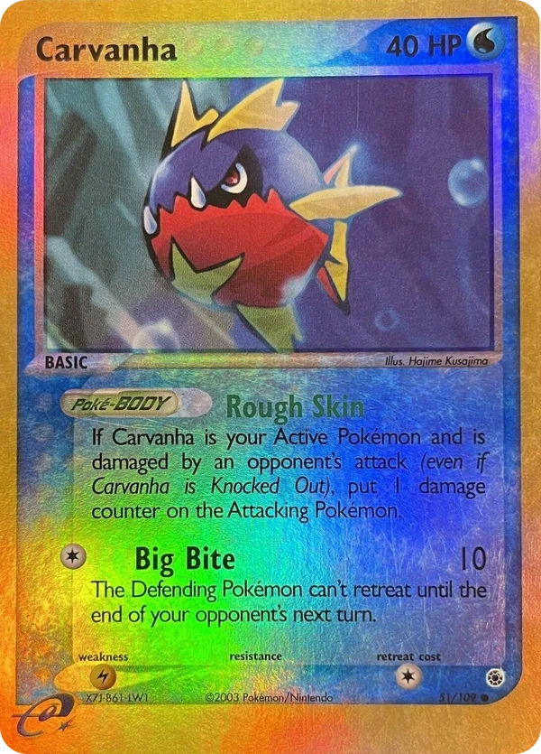 Carvanha — Ruby & Sapphire #051 / 109