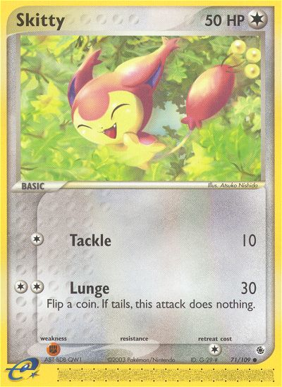 Skitty — Ruby & Sapphire #071 / 109