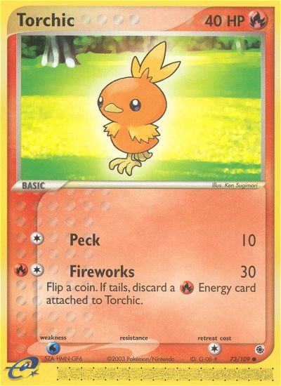 Torchic — Ruby & Sapphire #073 / 109