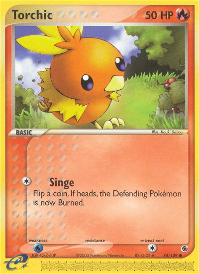 Torchic — Ruby & Sapphire #074 / 109
