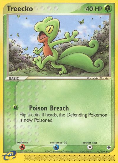 Treecko — Ruby & Sapphire #075 / 109