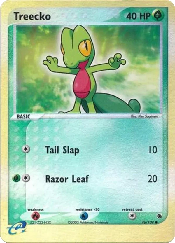 Treecko — Ruby & Sapphire #076 / 109