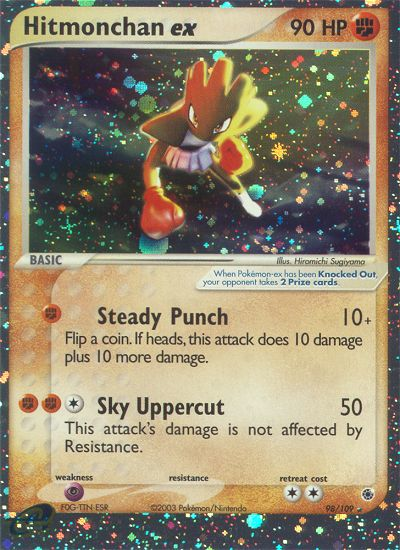 Hitmonchan ex — Ruby & Sapphire #098 / 109