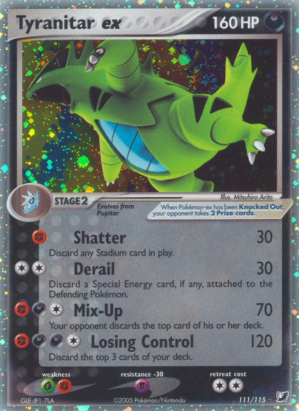 Tyranitar ex — Unseen Forces #111 / 115