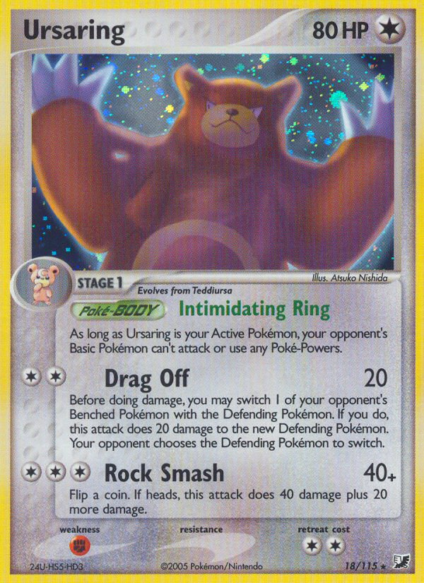 Ursaring — Unseen Forces #018 / 115