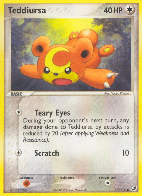 Teddiursa — Unseen Forces #077 / 115
