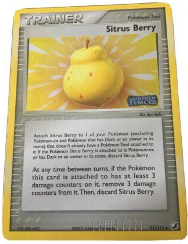 Sitrus Berry — Unseen Forces #091 / 115