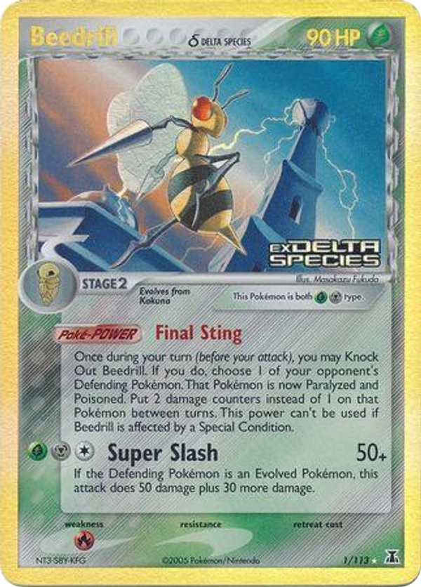Beedrill δ — Delta Species #001 / 113