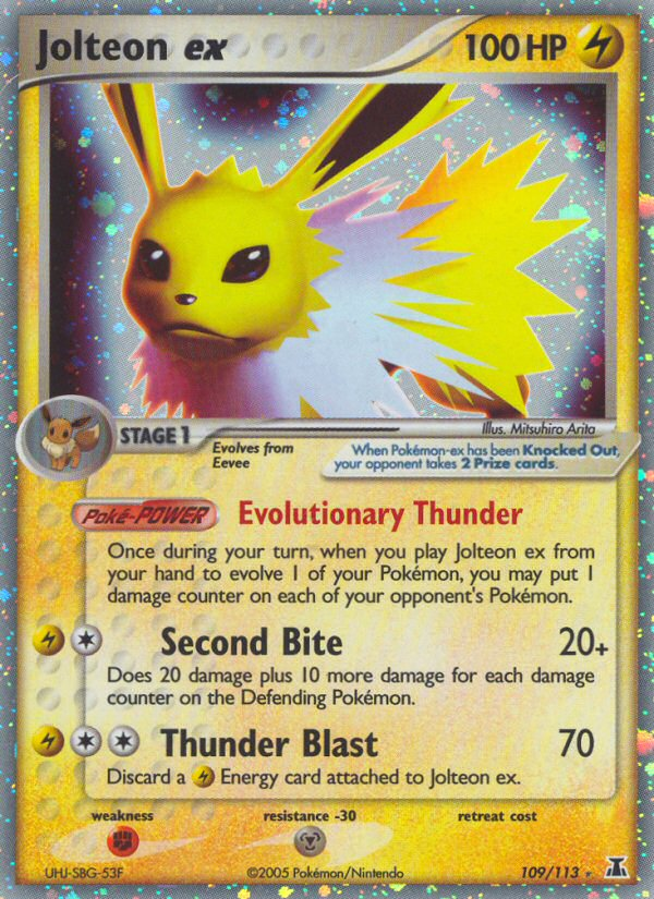 Jolteon ex — Delta Species #109 / 113
