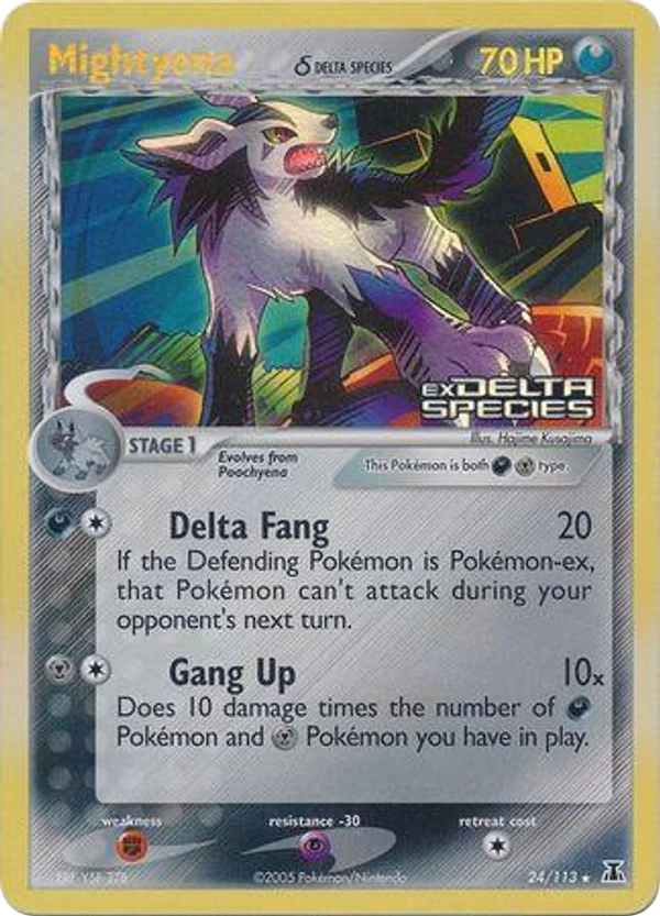 Mightyena δ — Delta Species #024 / 113